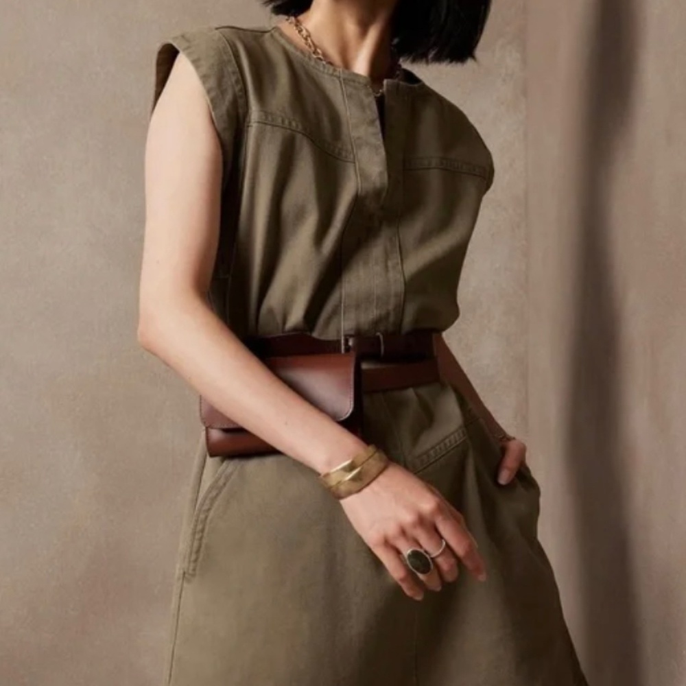 Banana Republic Olive Dress